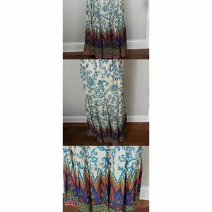 Free People colorful skirt size Large